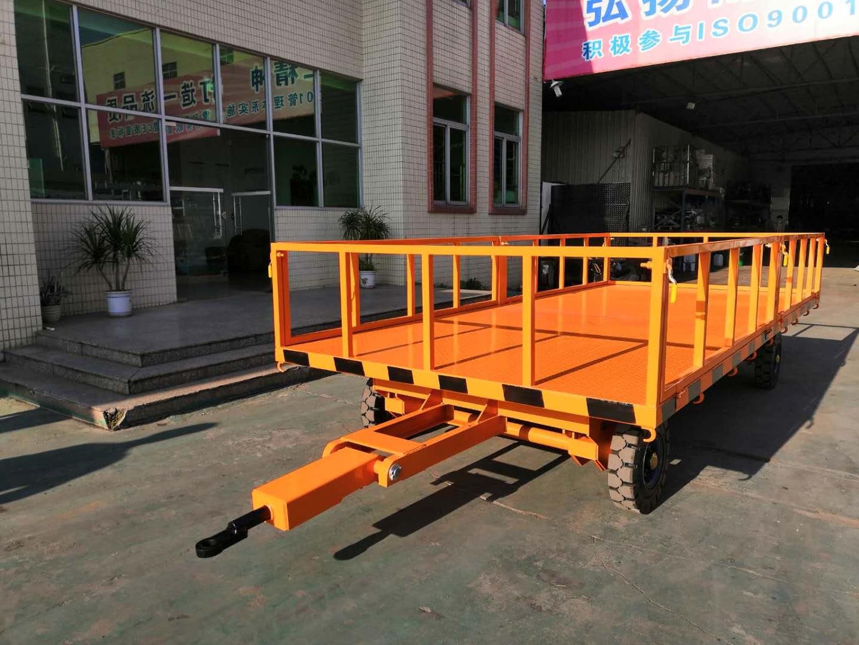 5噸護(hù)欄型平板拖車(chē)、工業(yè)全掛車(chē)案例
